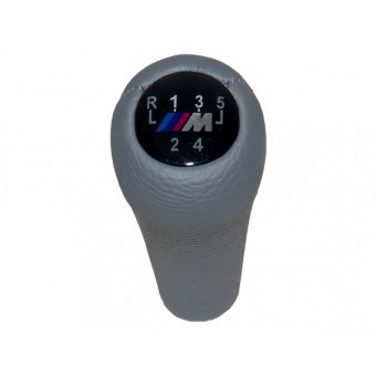 Vites Topuzu -BMW- -5 İleri- Man.Şanz; Gri Suni Deri -///M-